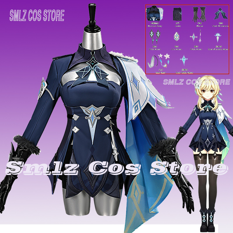 Kostum Cosplay Traveler Lumine - Travel Accessories Aesthetic ulasan dan harga