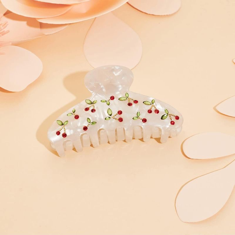1 buah jepit rambut motif ceri - Travel Accessories Aesthetic ulasan dan harga