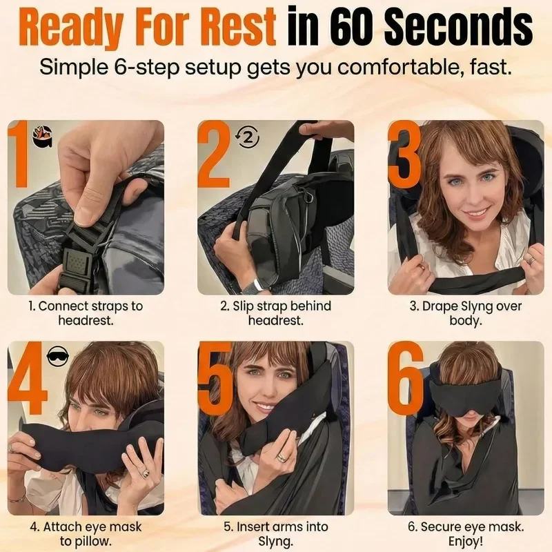 Sistem Penyangga Tidur di Pesa - Travel Accessories Long Flight ulasan dan harga