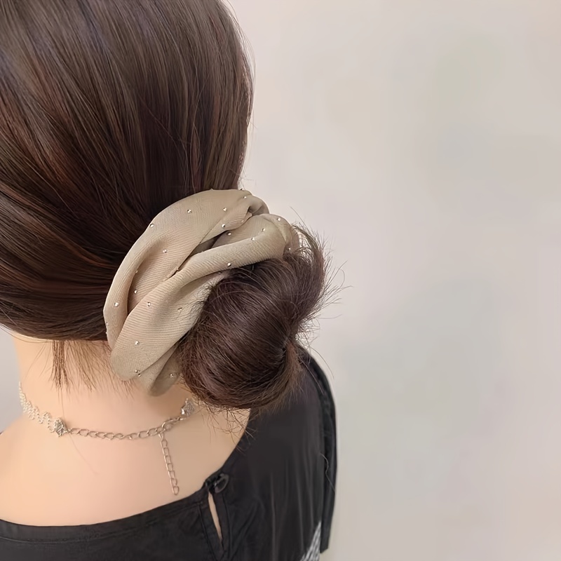 1-3 buah ikat rambut Satin den - Travel Accessories Aesthetic ulasan dan harga