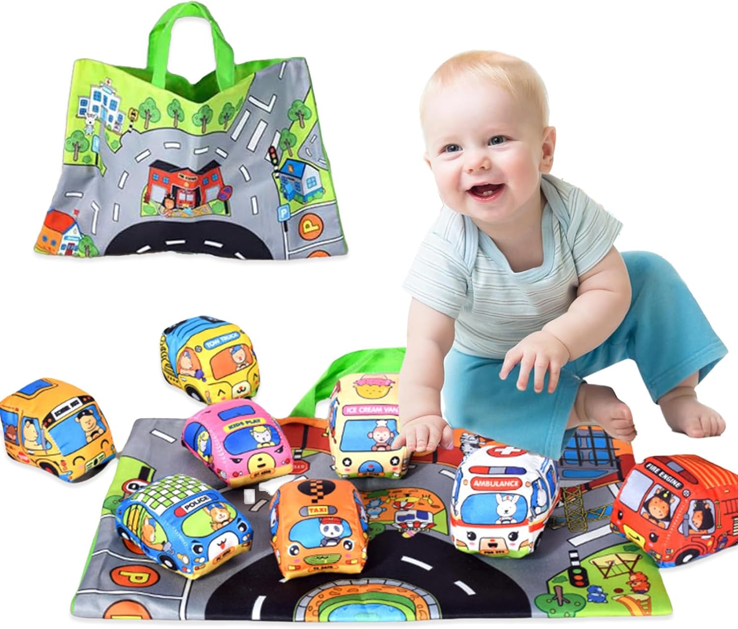 Mainan Mobil Kain Lembut untuk - Travel Accessories Baby ulasan dan harga
