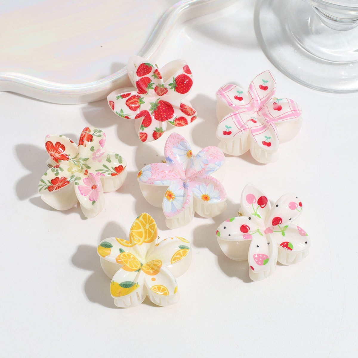 3pcs Jepit Rambut Plastik Wani - Travel Accessories Aesthetic ulasan dan harga